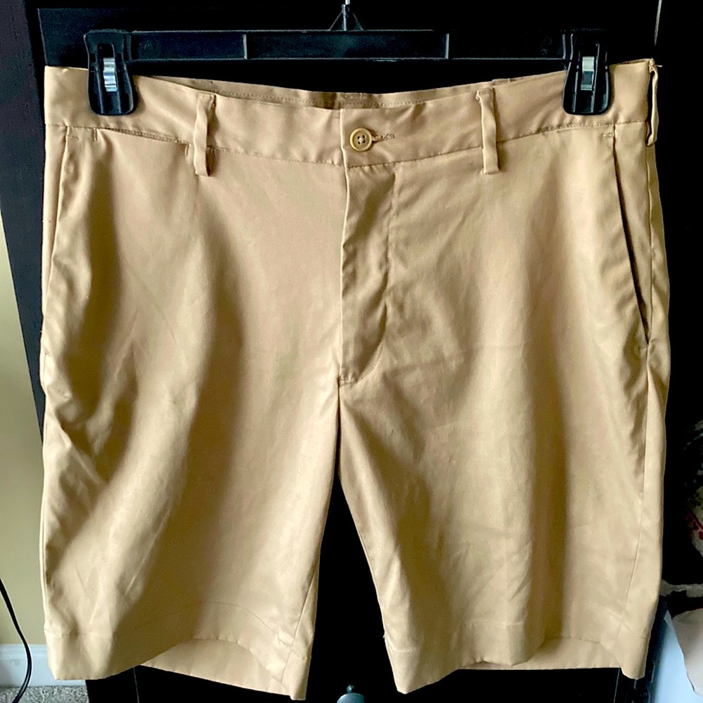 Men’s khaki color performance stretch classic Polo Ralph Lauren shorts-size 32